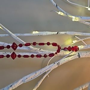 Handcrafted Y necklace vintage